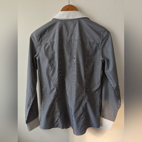 Brooks Brothers 346 Non-Iron Dress Shirt Size 8 Fitted Button Down Blouse - Picture 7 of 16